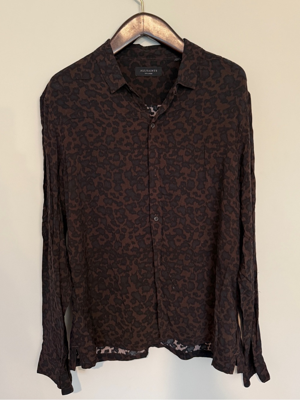 Allsaints Leopardone Print Shirt - Picture 3 of 9